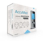 AccuMed Rechargeable Tens Unit Muscle Stimulator EMS Electronic Pulse Massager Stim Machine for Physical Therapy Back and Neck Pain Relief Portable Electric Tinge Electro-Therapy 8 Modes (AP210)