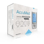 AccuMed AP212 Portable TENS Unit & Electronic Muscle Stimulator (EMS) Machine for Physical Pain Management Relief with 16 Therapy Modes for Back, Knee, Sciatica & More