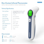 AccuMed Jumper Non-Contact Infrared Thermometer for Forehead (JPD-FR300) FDA Cleared
