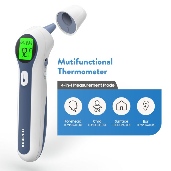 AccuMed Jumper Non-Contact Infrared Thermometer for Forehead (JPD-FR300) FDA Cleared