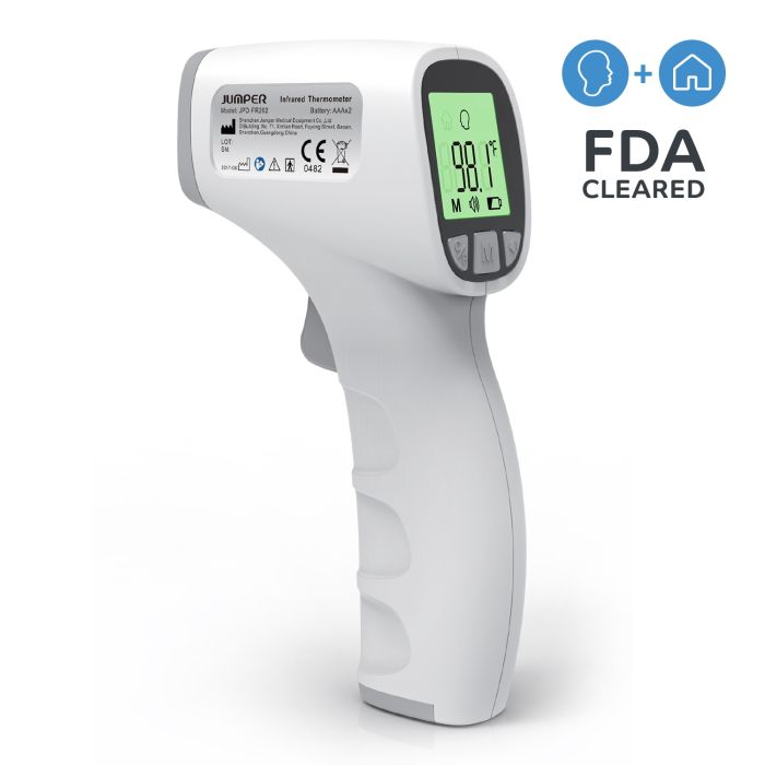 AccuMed Jumper Non-Contact Infrared Thermometer for Forehead (JPD-FR202) FDA Cleared