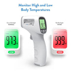 AccuMed Jumper Non-Contact Infrared Thermometer for Forehead (JPD-FR202) FDA Cleared