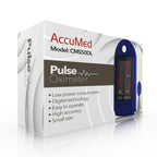 AccuMed CMS-50DL Finger Pulse Oximeter Blood Oxygen SpO2 Sports and Aviation Monitor - Yellow