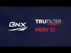 BNX TruFilter 20x25x1 MERV 13 Pleated Air Filter - Made in USA - Electrostatic Charged HVAC AC Furnace Filters - Removes Pollen, Mold, Bacteria, Smoke (4 Pack)