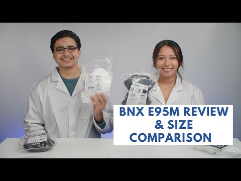 BNX 20-Pack KN95 E95 Protective Face Mask, Disposable Particulate Mask Made in USA, Protection Against Dust, Pollen and Haze, Gray (20 Pack) (Earloop) (Model: E95) Adult Large