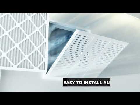BNX TruFilter 20x20x1 Air Filter MERV 13 (4-Pack) - MADE IN USA - Electrostatic Pleated Air Conditioner HVAC AC Furnace Filters for Allergies, Pollen, Mold, Bacteria, Smoke, Allergen, MPR 1900 FPR 10
