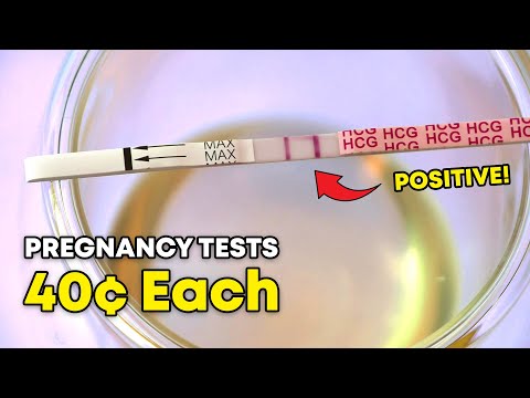 AccuMed 25-Count Pregnancy (HCG) Test Strips, Clear and Accurate Results, 99% Accurate