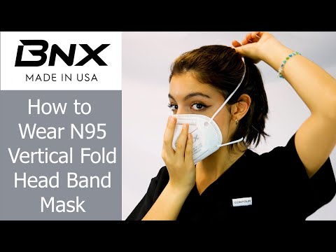 BNX N95 Mask NIOSH Certified MADE IN USA Particulate Respirator Protective Face Mask (10-Pack, Approval Number TC-84A-9315 / Model H95B) Black