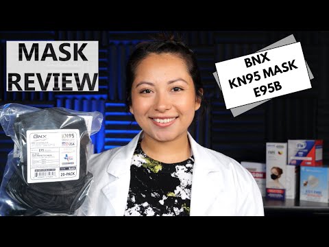 BNX 20-Pack KN95 E95 Protective Face Mask, Disposable Particulate Mask Made in USA, Protection Against Dust, Pollen and Haze, Gray (20 Pack) (Earloop) (Model: E95) Adult Large