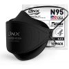 BNX N95 Mask Black NIOSH Certified MADE IN USA Particulate Respirator Protective Face Mask, Tri-Fold Cup/Fish Style, (10-Pack, Approval Number TC-84A-9362 / Model F95B) (Headband) Black