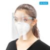 AccuMed 50-Pack Protective Face Shield with Glasses Frame, Fully Transparent Face Shield (50-count)