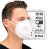 BNX 20-Pack KN95 Face Mask, Disposable Particulate KN95 Mask Made in USA, Protection Against Dust, Pollen and Haze (20 Pack) (Earloop) (Model: E95) White, Size: Adult Large