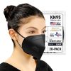 BNX 20-Pack KN95 E95M Protective Face Mask, Disposable Particulate Mask Made in USA, Protection Against Dust, Pollen and Haze, Black (20 Pack) (Earloop) (Model: E95M)