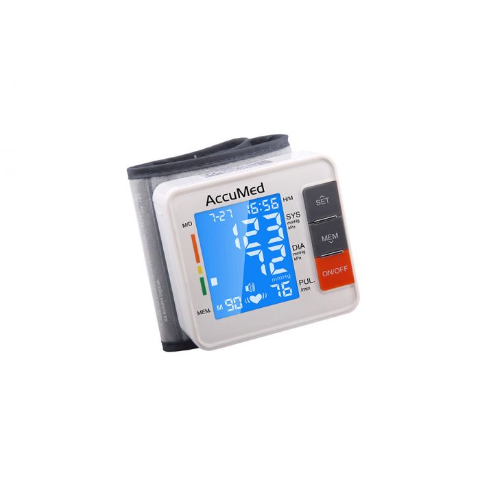 New Wrist Electronic Blood Pressure Monitor Portable Heart Rate