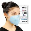 BNX 20-Pack KN95 E95M Protective Face Mask, Disposable Particulate Mask Made in USA, Protection Against Dust, Pollen and Haze, Light Blue (20 Pack) (Earloop) (Model: E95M) Size: Adult Medium