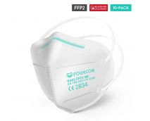10-Pack FFP2 Mask Respirator (Headband), Disposable Particulate Respirator, EN149:2001+A1:2009 (KN95) (10-Count)