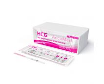 AccuMed 25-Count Pregnancy (HCG) Test Strips, Clear and Accurate Results, 99% Accurate