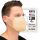 BNX 20-Pack KN95 E95 Protective Face Mask, Disposable Particulate Mask Made in USA, Protection Against Dust, Pollen and Haze, Beige (20 Pack) (Earloop) (Model: E95) Adult Large