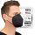 BNX 20-Pack KN95 Face Mask, Disposable Particulate KN95 Mask Made in USA, Protection Against Dust, Pollen and Haze (20 Pack) (Earloop) (Model: E95) Black, Size: Adult Large