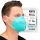 BNX 20-Pack KN95 E95 Protective Face Mask, Disposable Particulate Mask Made in USA, Protection Against Dust, Pollen and Haze, Teal (20 Pack) (Earloop) (Model: E95) Size: Adult Large