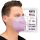 BNX 20-Pack KN95 E95 Protective Face Mask, Disposable Particulate Mask Made in USA, Protection Against Dust, Pollen and Haze, Violet (20 Pack) (Earloop) (Model: E95) Violet. Size: Adult Large