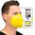 BNX 20-Pack KN95 E95 Protective Face Mask, Disposable Particulate Mask Made in USA, Protection Against Dust, Pollen and Haze, Violet (20 Pack) (Earloop) (Model: E95) Yellow, Size: Adult Large