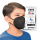 BNX 20-Pack Kids KN95 Face Mask, Children's Disposable Particulate KN95 Mask Made in USA, Protection Against Dust, Pollen and Haze (20 Pack) (Earloop) (Model: E95S) Black