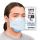 BNX 20-Pack KN95 Face Masks, Disposable Particulate KN95 Mask Made in USA, Tri-Fold Cup/Fish Style, Light Blue