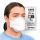 BNX 20-Pack KN95 Face Masks, Disposable Particulate KN95 Mask Made in USA, Tri-Fold Cup/Fish Style, White