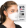 BNX N95 Mask NIOSH Certified MADE IN USA Particulate Respirator Protective Face Mask, Tri-Fold Cup/Fish Style, (10-Pack, Approval Number TC-84A-9362 / Model F95W) White