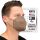 BNX 20-Pack KN95 E95 Protective Face Mask, Disposable Particulate Mask Made in USA, Protection Against Dust, Pollen and Haze, Violet (20 Pack) (Earloop) (Model: E95) Brown, Size: Adult Large