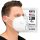 BNX 20-Pack KN95 Face Mask, Disposable Particulate KN95 Mask Made in USA, Protection Against Dust, Pollen and Haze (20 Pack) (Earloop) (Model: E95) White, Size: Adult Large
