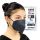 BNX 20-Pack KN95 E95M Protective Face Mask, Disposable Particulate Mask Made in USA, Protection Against Dust, Pollen and Haze, Navy (20 Pack) (Earloop) (Model: E95M)