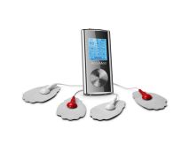 AccuMed Rechargeable Tens Unit Muscle Stimulator EMS Electronic Pulse Massager Stim Machine for Physical Therapy Back and Neck Pain Relief Portable Electric Tinge Electro-Therapy 8 Modes (AP210)