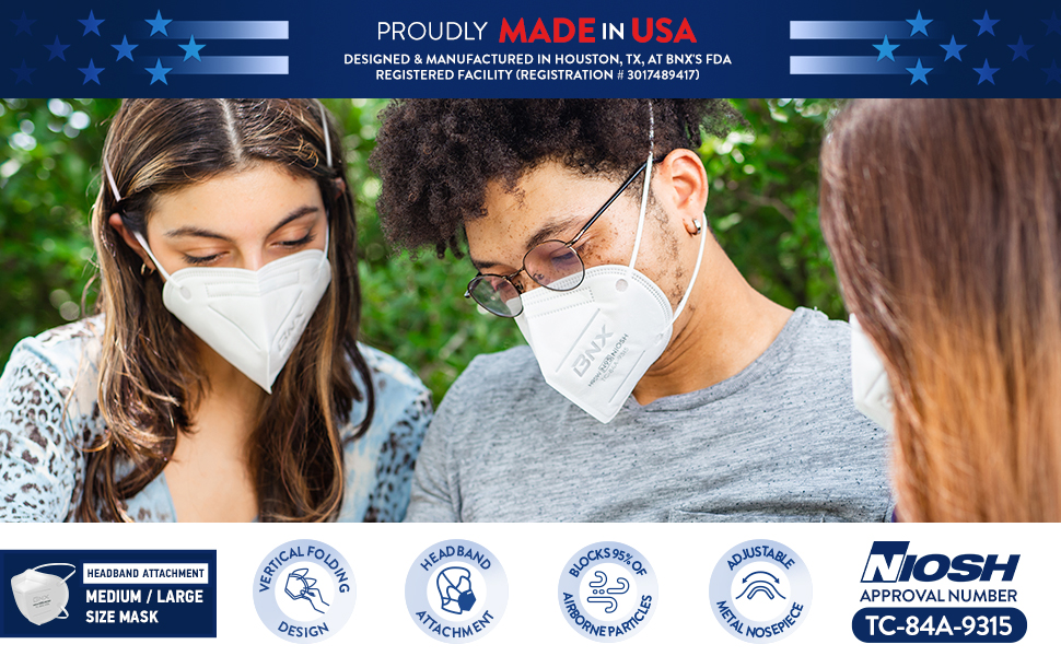 FFP2 respirator mask - Ekomed Health - N95 / fabric / valveless
